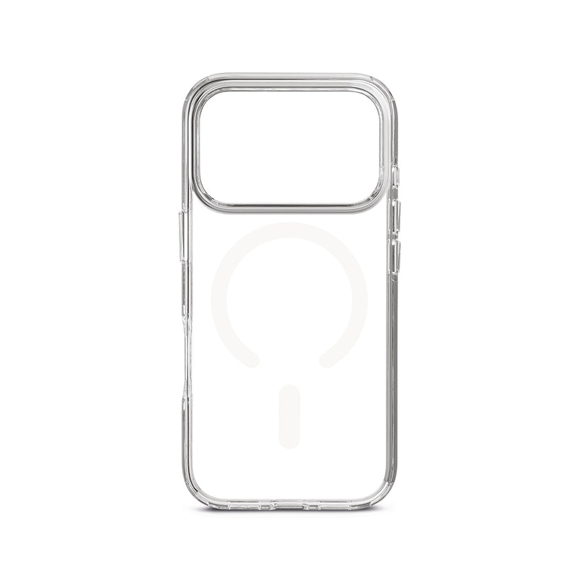 Custodia trasparente con magnete bianco per iPhone 17 Pro