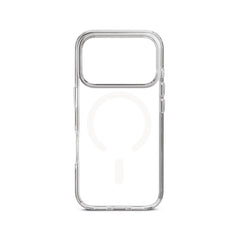 Custodia trasparente con magnete bianco per iPhone 17 Pro Max