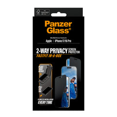 Vetrino PanzerGlass Privacy per iPhone 17 e iPhone 16 Pro