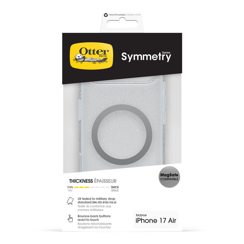 Custodia Symmetry Series Clear con MagSafe per iPhone Air - Glitter