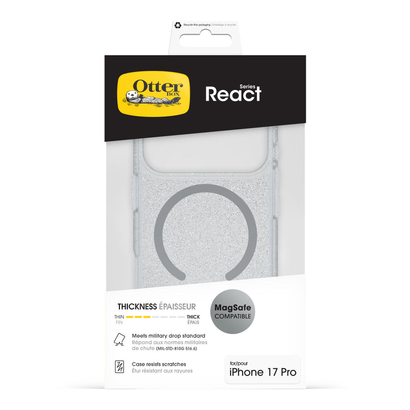Cover OtterBox React Series per iPhone 17 Pro - Glitter