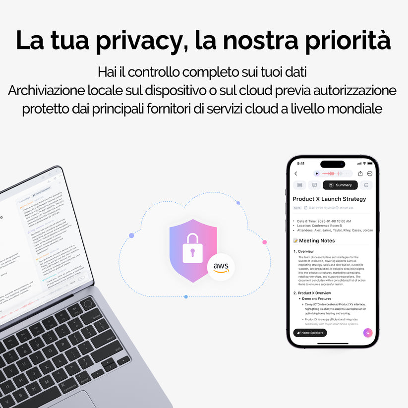 PLAUD NOTE Registratore Vocale IA di livello professionale