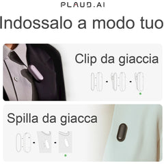 Plaud NotePin - Registratore IA indossabile
