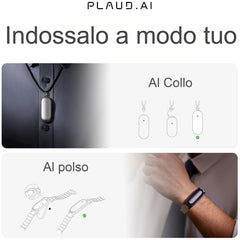 Plaud NotePin - Registratore IA indossabile