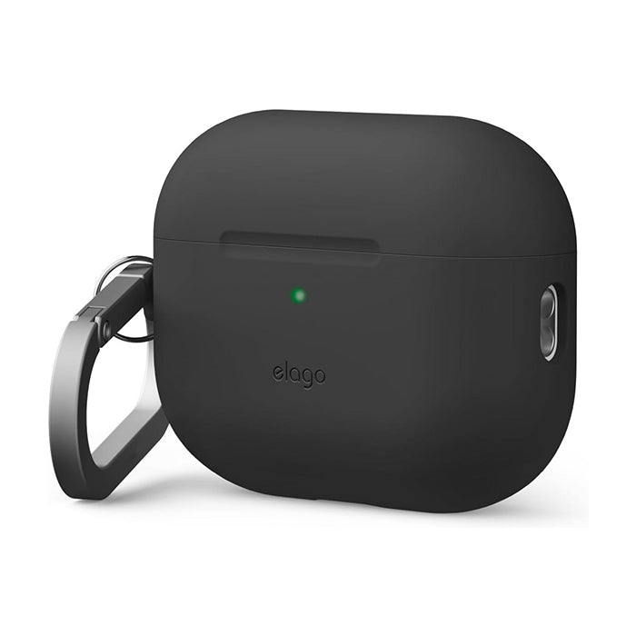 Custodia in silicone premium nero per AirPods Pro 3