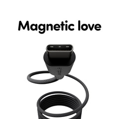 Cavo magnetico da USB-C a USB-C empower da 240 W - USB 2.0 - 1,5 m - Nero siderale