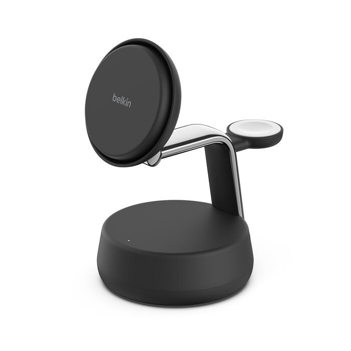 Dock di ricarica magnetica 3 in 1 con Qi2 da 25 W - Nero carbone