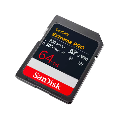 Scheda SD UHS-II SanDisk Extreme PRO (V90) da 64GB