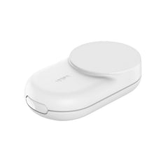 Belkin UltraCharge - Caricabatteria wireless magnetico pieghevole 3in1 con Qi2 da 25W - Bianco