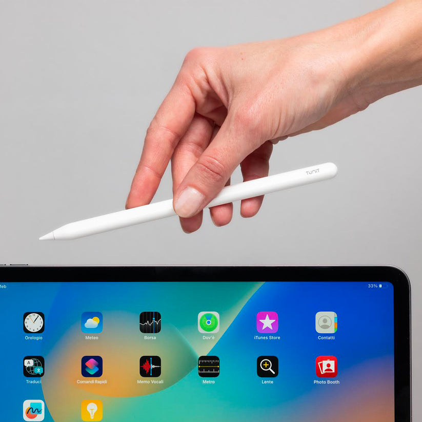 Tunit Marker Pro – Pencil per iPad a ricarica wireless con caricatore incluso