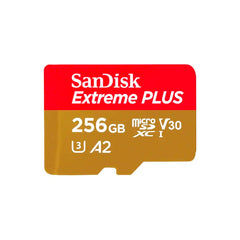 Sandisk Micro SD Extreme Plus da 256GB XC + adattatore SD