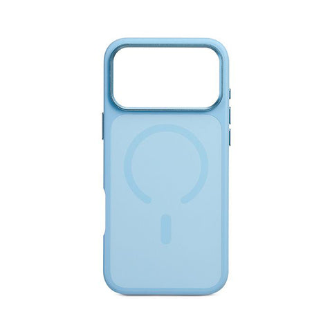 aiino Arctic Custodia con retro in vetro satinato per iPhone 18 Pro - Azzurro