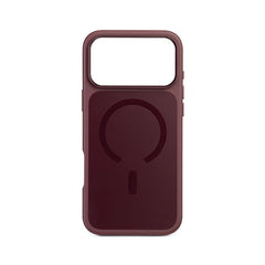 aiino Arctic Custodia con retro in vetro satinato per iPhone 18 Pro - Borgogna