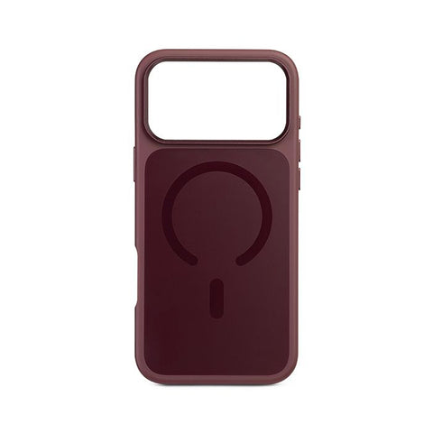 aiino Arctic Custodia con retro in vetro satinato per iPhone 18 Pro - Borgogna