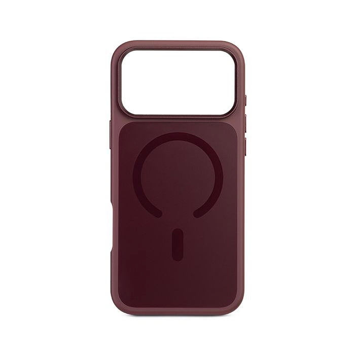 aiino Arctic Custodia con retro in vetro satinato per iPhone 18 Pro - Borgogna