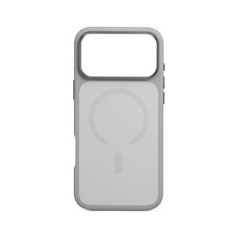 aiino Arctic Custodia con retro in vetro satinato per iPhone 18 Pro - Grigio