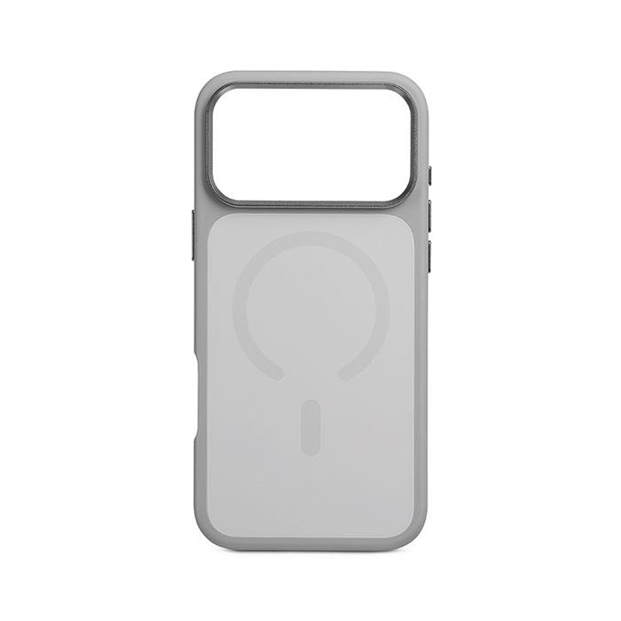 aiino Arctic Custodia con retro in vetro satinato per iPhone 18 Pro - Grigio