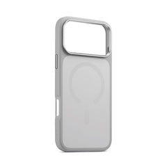 aiino Arctic Custodia con retro in vetro satinato per iPhone 18 Pro - Grigio