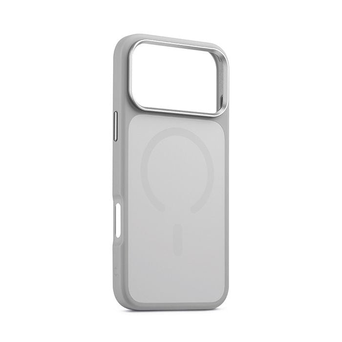 aiino Arctic Custodia con retro in vetro satinato per iPhone 18 Pro - Grigio