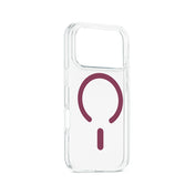 Custodia con magnete color borgogna per iPhone 18 Pro