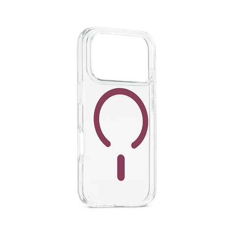 Custodia con magnete color borgogna per iPhone 18 Pro