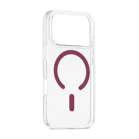 Aiino Frozen - Cover MagSafe per iPhone 18 Pro Max borgogna