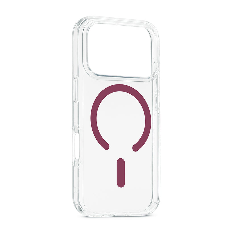Aiino Frozen - Cover MagSafe per iPhone 18 Pro Max borgogna