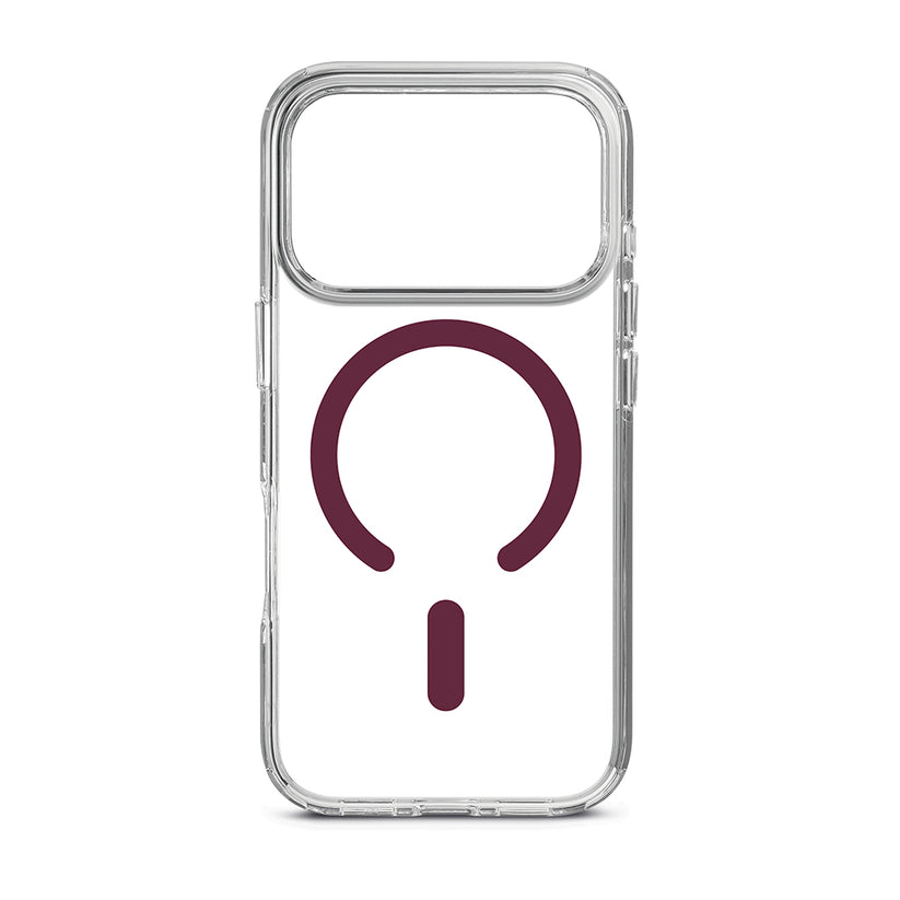 Aiino Frozen - Cover MagSafe per iPhone 18 Pro Max borgogna