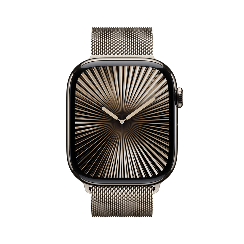 Apple_Watch_Series_10_46mm_LTE_Natural_Titanium_Milanese_Loop_Natural_PDP_Image_Position_2__ITIT