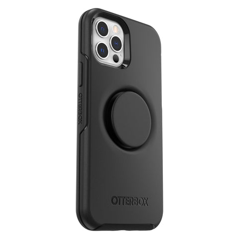 OtterBox Symmetry + PopSockets nero per iPhone 12 e 12 Pro