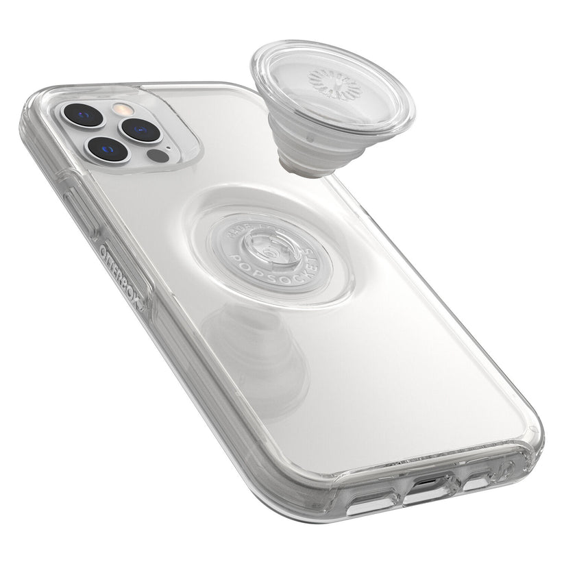 Cover trasparente per iPhone 12/12 Pro OtterBox Symmetry + PopSockets