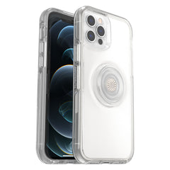 Cover trasparente per iPhone 12/12 Pro OtterBox Symmetry + PopSockets