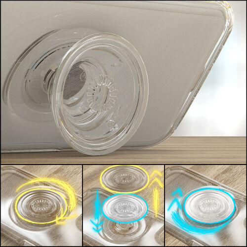 OtterBox Symmetry + POPSOCKETS per iPhone 12 Pro Max - Trasparente