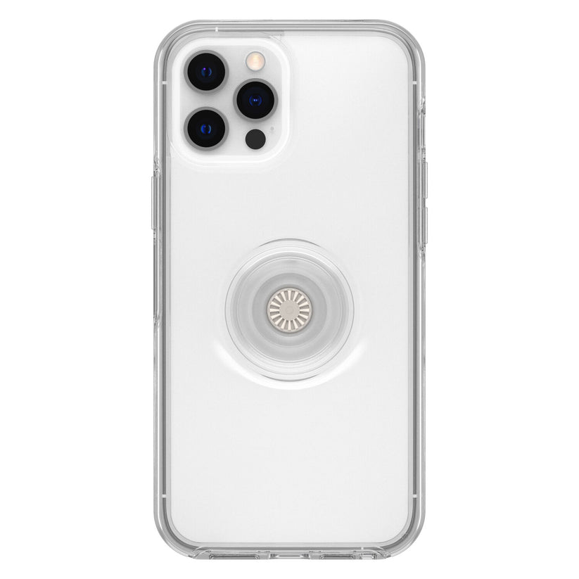 OtterBox Symmetry + POPSOCKETS per iPhone 12 Pro Max - Trasparente