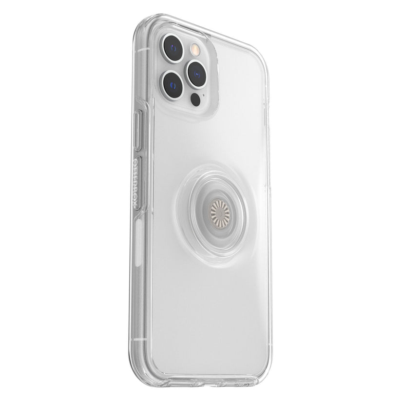 OtterBox Symmetry + POPSOCKETS per iPhone 12 Pro Max - Trasparente