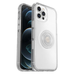 OtterBox Symmetry + POPSOCKETS per iPhone 12 Pro Max - Trasparente