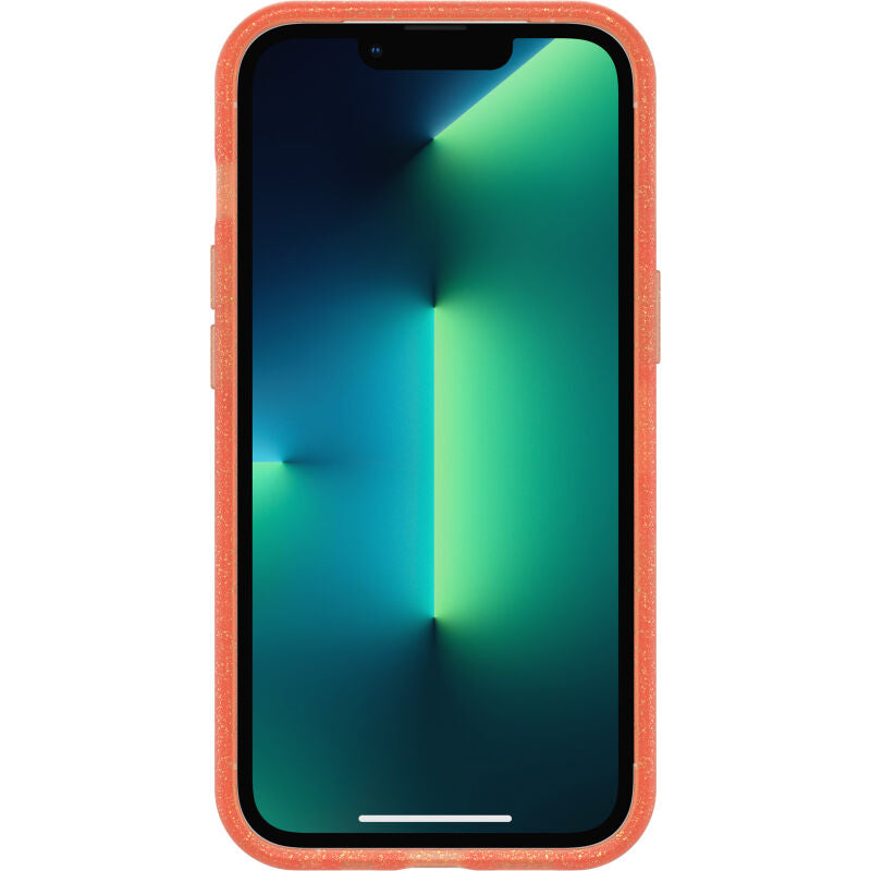 Cover per iPhone 13 Pro OtterBox Otter+Pop - Trasparente e corallo