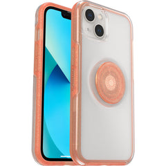 Otter+Pop Symmetry per iPhone 13 trasparente/corallo