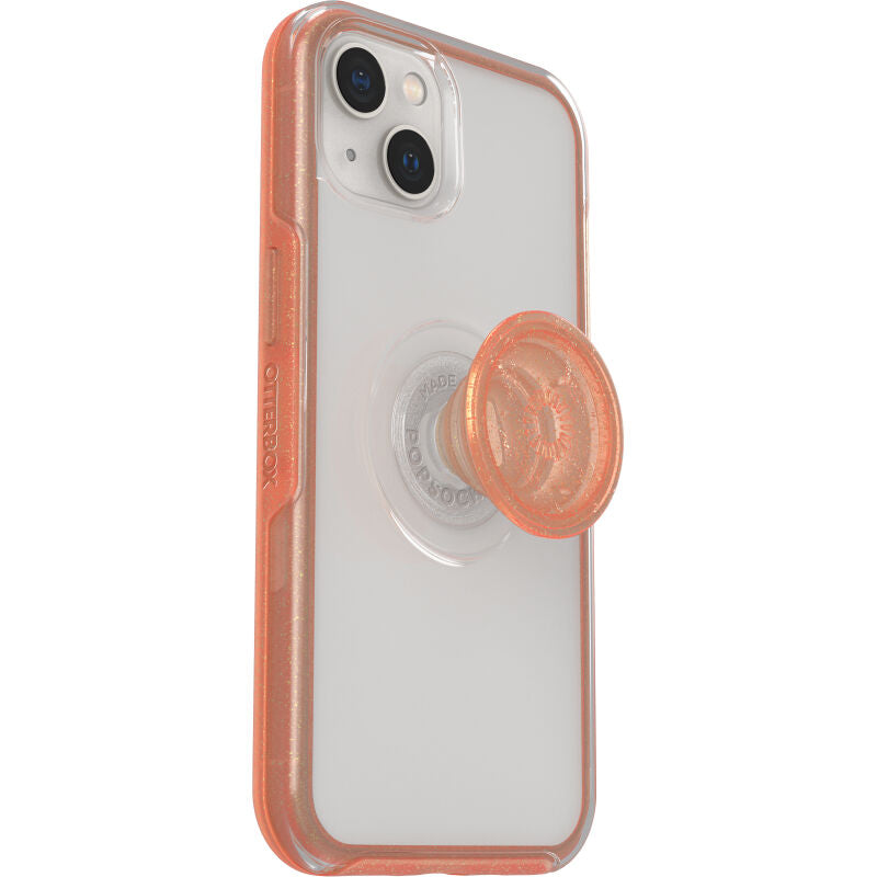 Otter+Pop Symmetry per iPhone 13 trasparente/corallo