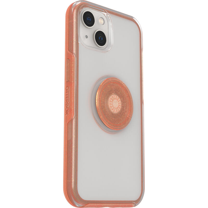 Otter+Pop Symmetry per iPhone 13 trasparente/corallo