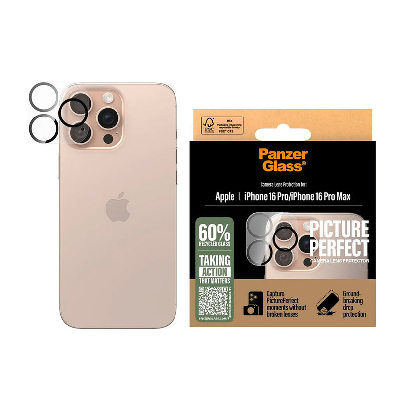 PanzerGlass Camera Protector PicturePerfect per iPhone 16 Pro/Pro Max