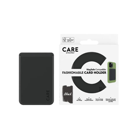 Portafoglio MagSafe CARE PanzerGlass - Nero