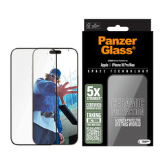PanzerGlass Ceramic Screen Protector Ultra-Wide Fit per iPhone 16 Pro Max