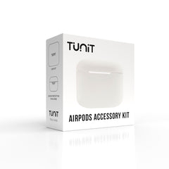 Kit con Cover Tunit per Apple AirPods 3a generazione - Bianco