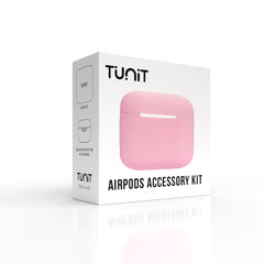 Kit con Cover Tunit per Apple AirPods 3a generazione - Rosa
