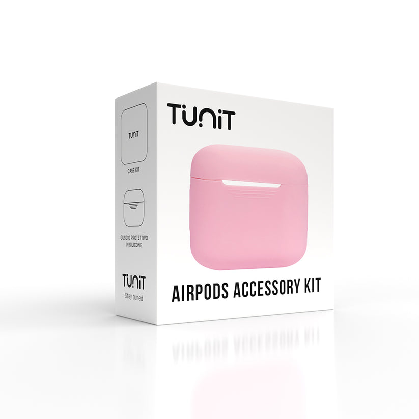 Kit con Cover Tunit per Apple AirPods 3a generazione - Rosa