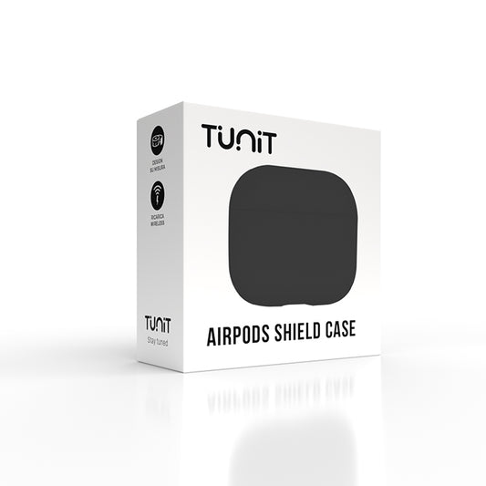 Guscio AirPods 3a gen. in policarbonato con rivestimento in silicone nero