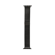 Cinturino Tunit in maglia milanese per Apple Watch 44/45/46 mm - Nero
