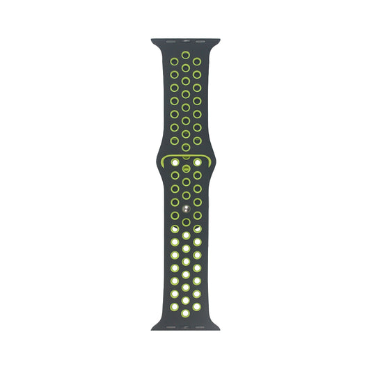 Cinturino Tunit Sport per Apple Watch 42/44/45/46mm - Nero e giallo