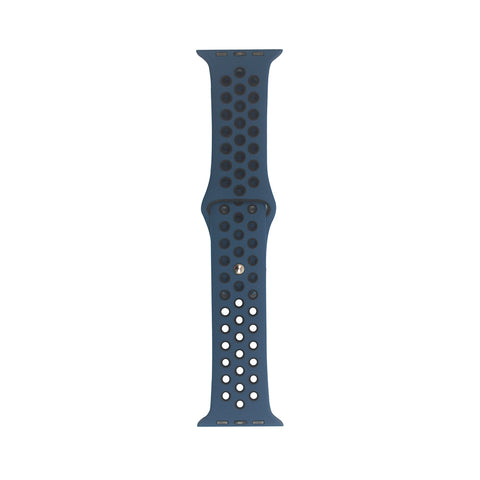 Cinturino Tunit Sport per Apple Watch 42/44/45/46mm - Blu e nero